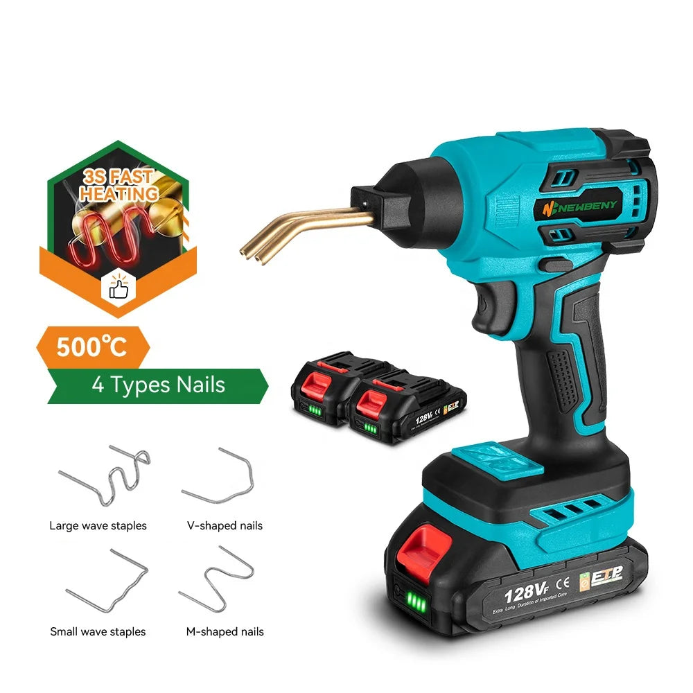 500c Plastic Welding Gun Fast Heating Rechargeable Efficient Car Bumper Crack Plastic Fissure Repair Kit for Makita 18V Battery