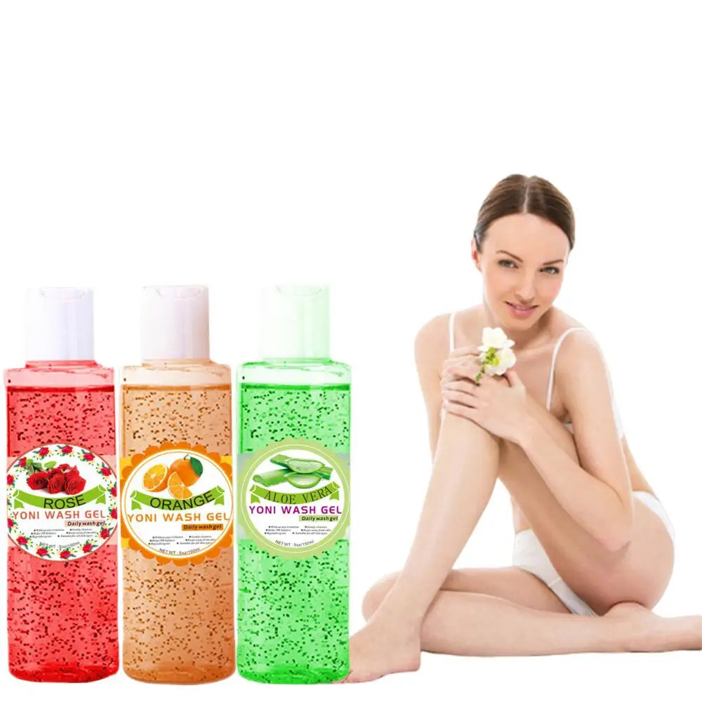 Private Label Yoni Wash Gel PH Balance Cleaning Natural Intimate Vagina Yoni Gel Wash Feminine Wash