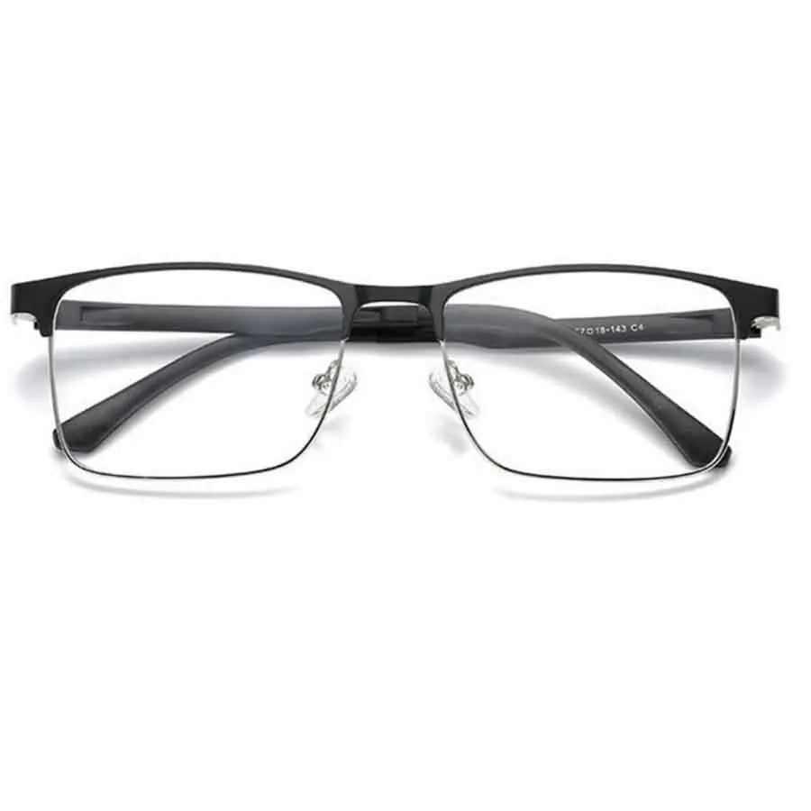TJ2177 Ready Stock  Frames Glasses With Sunglasses Polarized Magnetic Clip on Eyeglasses for Men