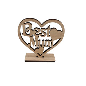 Custom Design MDF Wood Mother's Day Souvenir Gift Wooden Gift for Best MUM Happy Mother's Day Mother's Day Gift Ideas