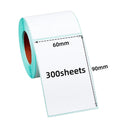 Factory Wholesale 300sheets Self-Adhesive Oil Proof Thermal Label Sticker 60X90mm Direct Thermal Shipping Label Adhesive Paper