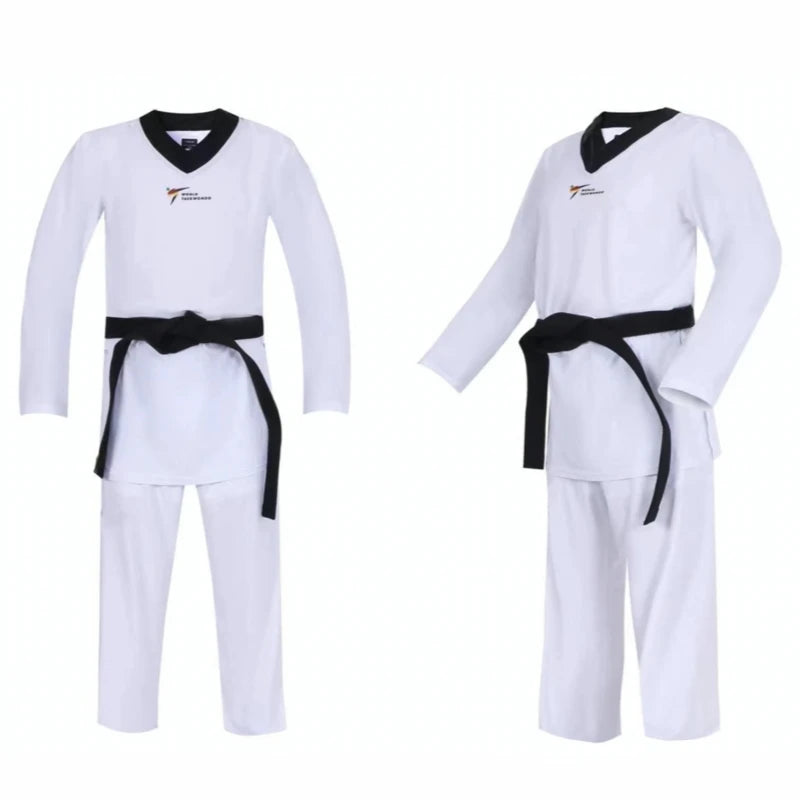 PUREGENERAL Customizable WTF Taekwondo Uniform Polyamide/Spandex Fabric Moisture Wicking Breathable Features for Unisex Champion