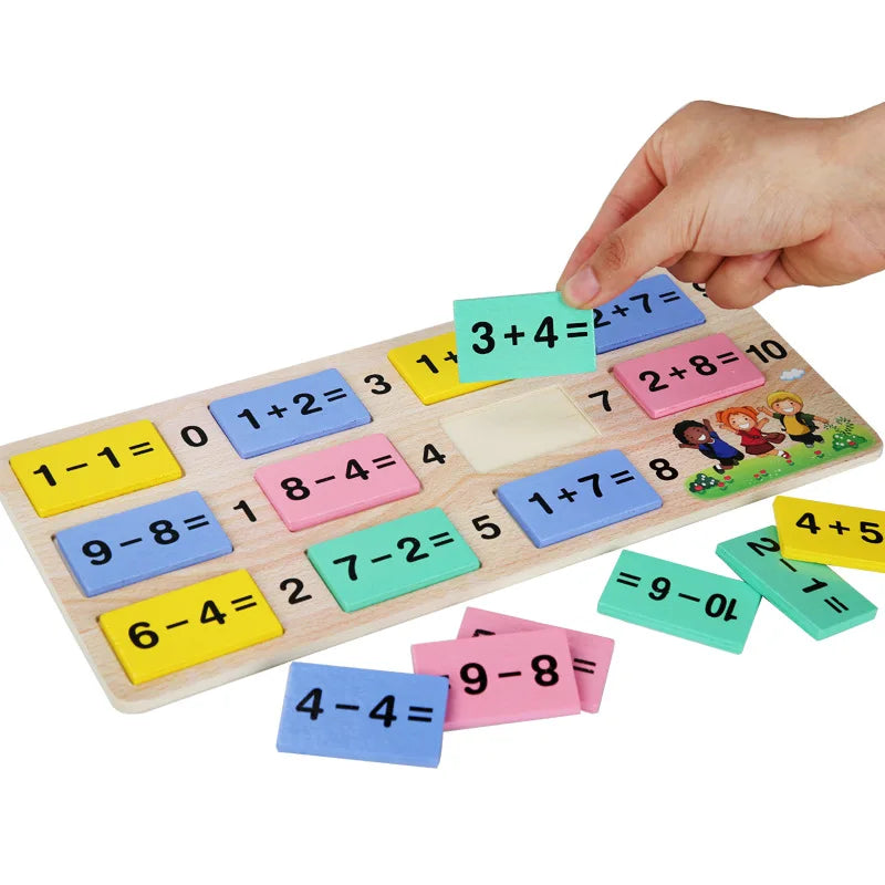 Factory Wooden Educational Digital Boards for Learning and Beneficial Intellectual Development Math Toys for Children
