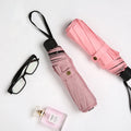 Wholesale Cheap Custom Logo Printing 190T Pongee Manual Open All-in-One 3-Fold Compact Fold Umbrella