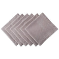 Soft and Comfortable Reusable Gray Linen Dinner Napkins Kitchen Cloth Square Table Napkins for Weddings and Dinners