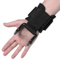Heavy Duty Strap with Pro Metal Lifting Steel Hooks Improves Grip for Weightlifting Powerlifting Bodybuilding