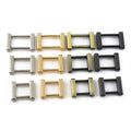 Cloxy Bag Making Accessories 13/16/19mm Screw Square Ring Buckle  Metal Square Webbing Buckle Detachable Square Bag Buckle
