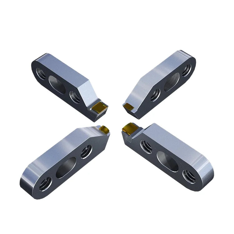 Hot Sale ODM/OEM Customizable CNC Monocrystalline Synthetic MCD Diamond Yellow Coated Milling Cutter End Mills 6mm Thickness