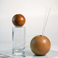 Unique Saudi Arabic Wood Ball Cap Lid Aroma 200ml 250ml 1000ml Reed Diffuser Bottle