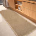 Eco-friendly Waffle Bath Mat Super Absorbent Non-Slip Bath Mats for Bathroom Floor Machine Washable Bathroom Rugs With Tassels