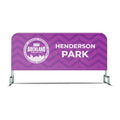 Promotional Digital Printing Matte Scrim Vinyl Banner Event Advertising Fabric  Barricade Cover Banner Roadside Banner