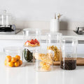 Modern 24oz Gold Words Yogurt Storage Glass Jar with Glass Lid