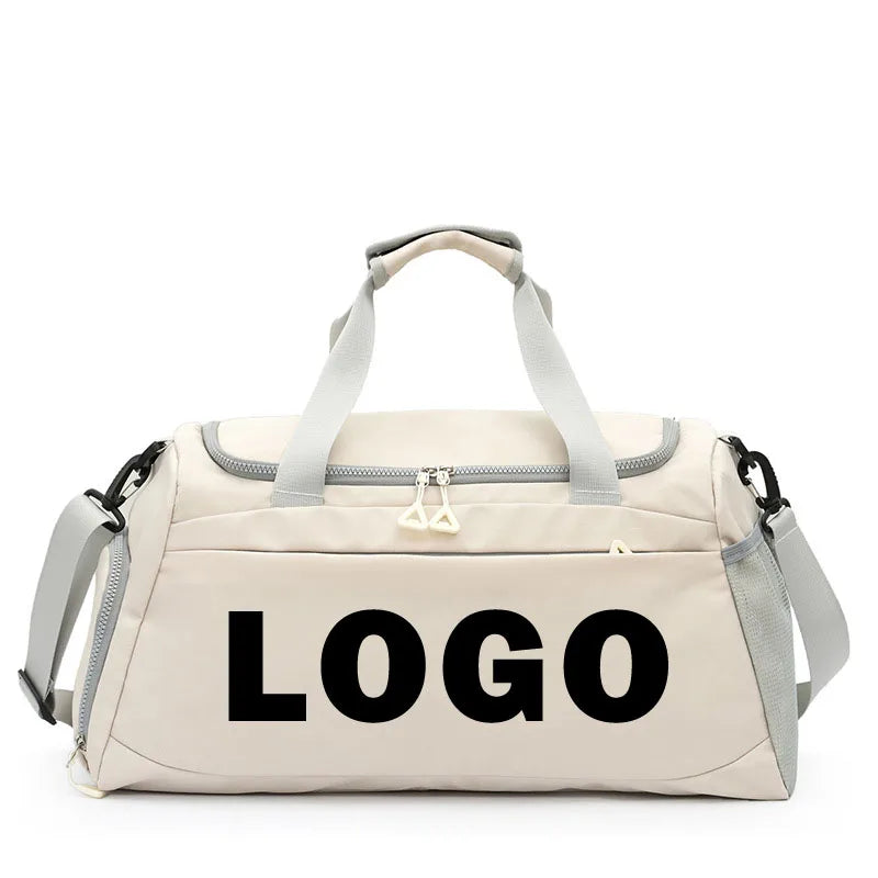 Fashionable Waterproof Large Capacity Wet/Dry Sports Bag with Zipper Male Female Travel Bags