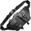 Tactical MOLLE Sling Waist Pack Bag Heavy Duty 600D Oxford Waterproof Crossbody Fanny Pack for Outdoor Hiking Camping Fishing