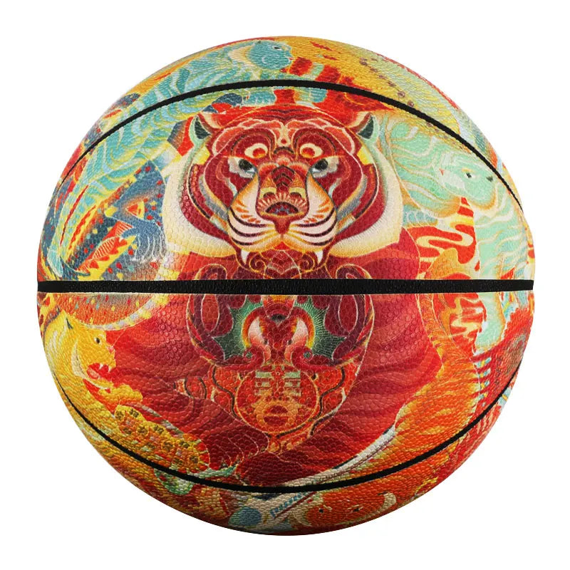 Composite Leather Oversized Basketball Torneo Baloncestov Rojo Blanco Azul De Baloncesto Girls Basket Ball Size 5