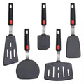 2024 Hot Silicone Spatula Turner Set Heat Resistant Cooking Spatulas for Nonstick Cookware Large Flexible Kitchen Utensils