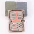 Nail Clipper Set Ear Scoop Eyebrow Tweezers and Nail Scissors File Eight-piece Set  Nail Manicure Tools