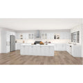 European Style Modern Modular Kitchen Cabinet Set RTA Smart Design Marble Laminate Countertop Hinge Sink Includes Faucet