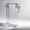 Wholesale Hexagon Food Container Cosmetic Transparent Plastic 500ml 800ml 1000ml Pet Kilner Jar