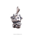 Certified 2021 Year Of Ox Pendant 99 Pure Silver Three-Dimensional Zodiac Year Silver Pendant Cute Calf Blessing Keychain