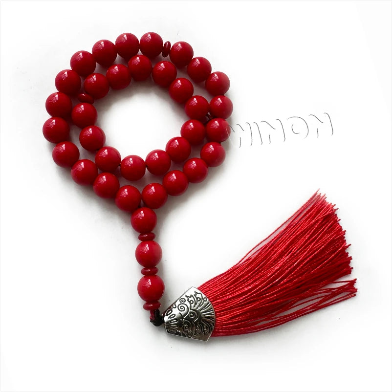 Resin Amber Arab Tasbih Tesbih Islamic 10mm 33 Prayer Beads Muslim Islam Subha Sebha Worry Beads Allah Mohammed Ramadan Rosary