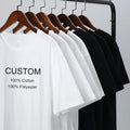 Quilckly Delivery Summer Short Sleeves Man Cotton T Shirt for Boy Oversized Printed Jersey Fabric Polyester/Cotton Sportwear