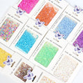1440pcs/pack Symphony Mermaid Beads Flat Bottom Diamonds 3d Diy Nail Art Charm Jewelry Decoration Accessories