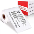 Phomemo M110 Thermal Paper Three-proof 40*30mm Square Sticker Label White Clear Blue Pink Khaki for M110 M220 M120 M200 Printer
