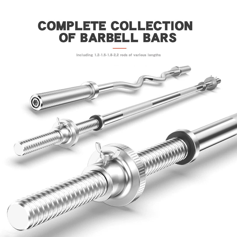 Wholesale 20kg Steel Gym Barbell Custom Logo Fixed Competition Bar for Fitness Equipment Straight Weight Lifting Bar
