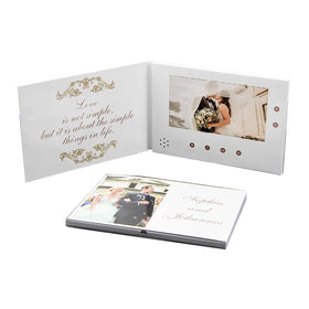 Best Sellers Custom Print Music Greeting Catalogue LCD Wedding Invitations Cards for Promotion Mailer Video Brochure