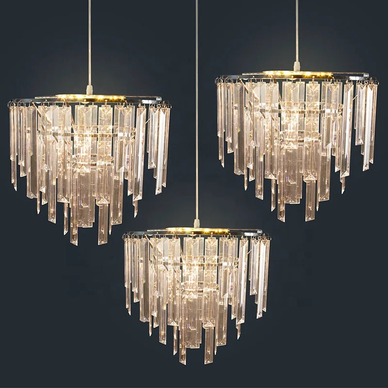 Wedding Christmas Floral Light Acrylic Wave Chandelier Decorative Lights for Hotel Ballroom Venue Layout