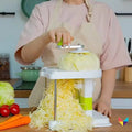 Cabbage Chopper Multi Functional Vegetable Peeler Small-scale Household Manual Fruit Salad Grinder Portable Kitchen Simple Tool