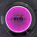 Neon Digital Clock 15" 17" Tower Shape LED Neon Light Wall Clock Double Lighted 12V Alarm ABS Material Custom Companies Park