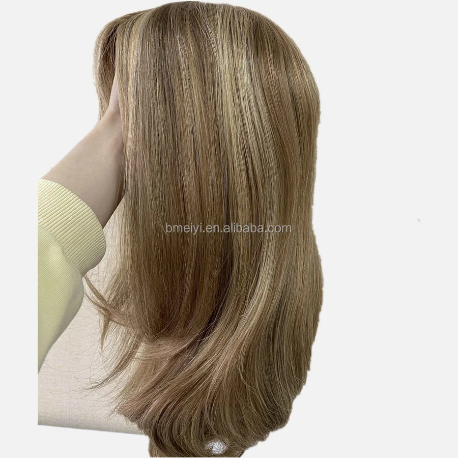 LONGFOR Silk Base Wig for Women Real Human Hair Cuticle Virgin Hair Extension European Hair Wig