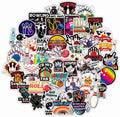50Pcs Bowling Game Sports Graffiti Stickers for Bottle Laptop Ball Waterproof Vinyl Ball Game Sticker