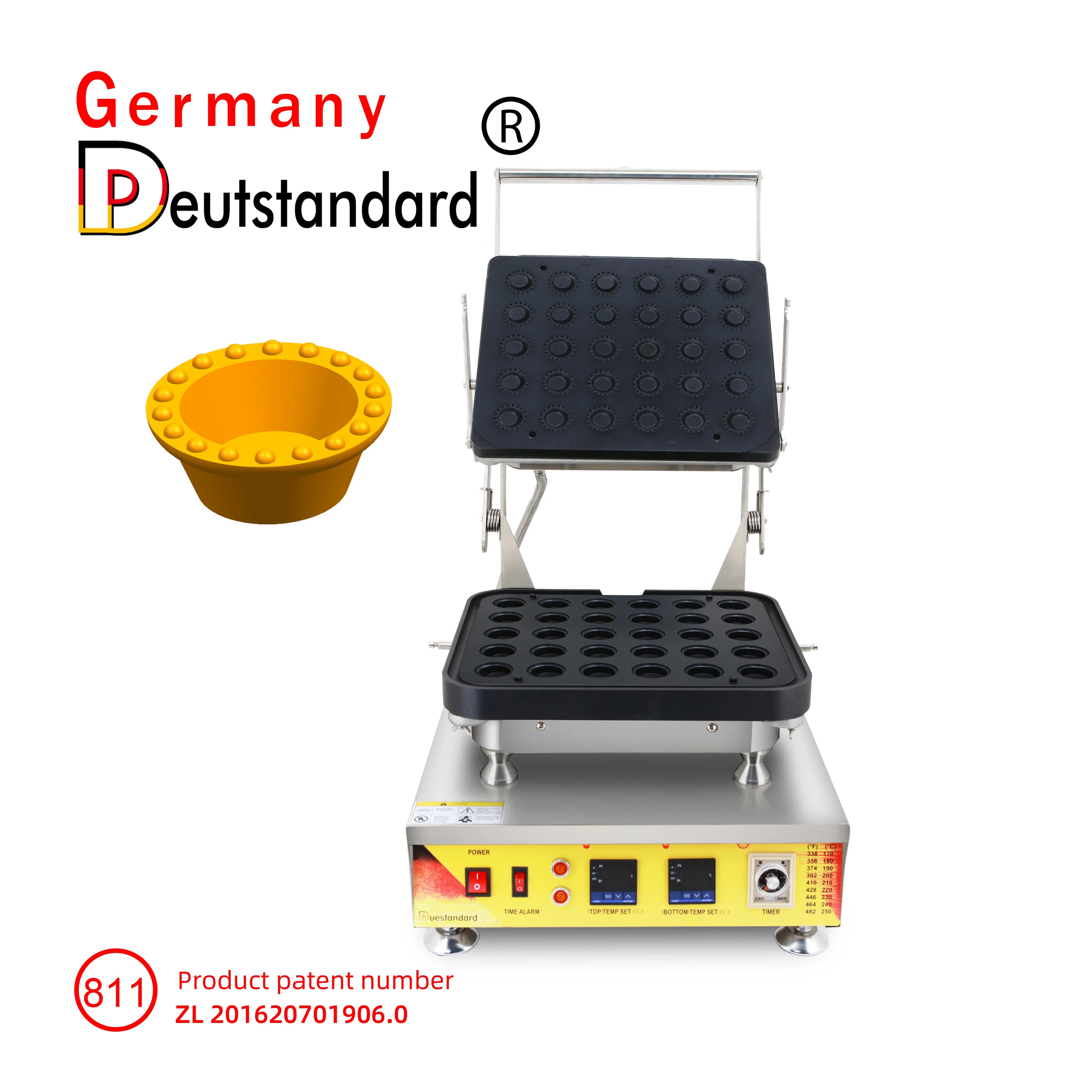 Germany Deutstandard 30 Hole Egg Tart Press Machine Mini Tart Cakes Presse Tart Machine