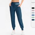 Women's Trousers & Pants Fashion Ladies Solid High-waisted Side Pocketed Size Casual Joggers Women Pants