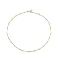 LOZRUNVE 925 Sterling Silver Delicate Brilliant Diamond Charm Statement Necklace Choker Women