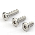 M8 M10 M12 Stainless Steel A2 Beveled Flat Head Hex Socket Head Allen Screws Wood Connector Bolts for Furniture