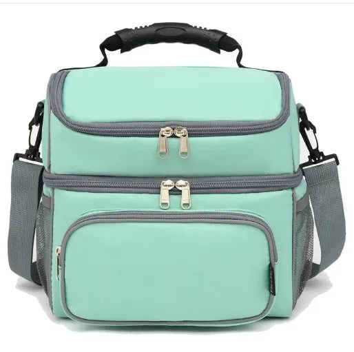 Hot Selling Large Size Soft Lunch Cooler Bag Waterproof Insulated Outdoor Tote Made of Polyester