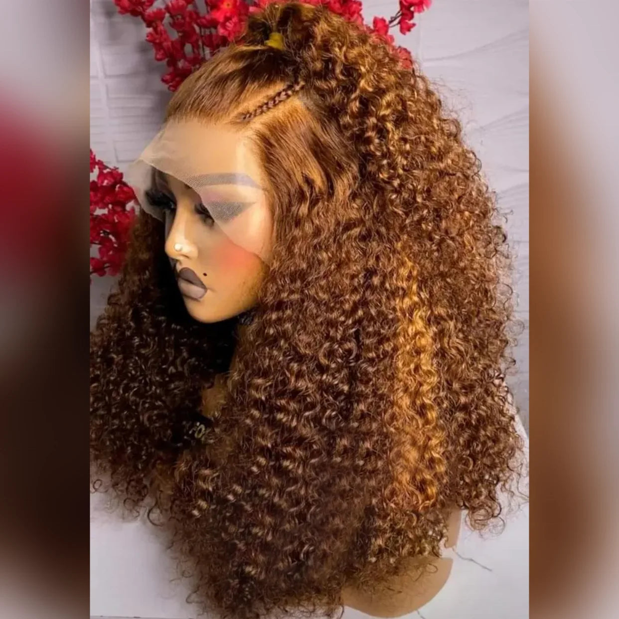 WXJLONGHAIR 300% Density Pixie Curly Raw Virgin Hair Wholesales Super Full 13x4 Lace Frontal Human Wigs 4/27 Free Shipping