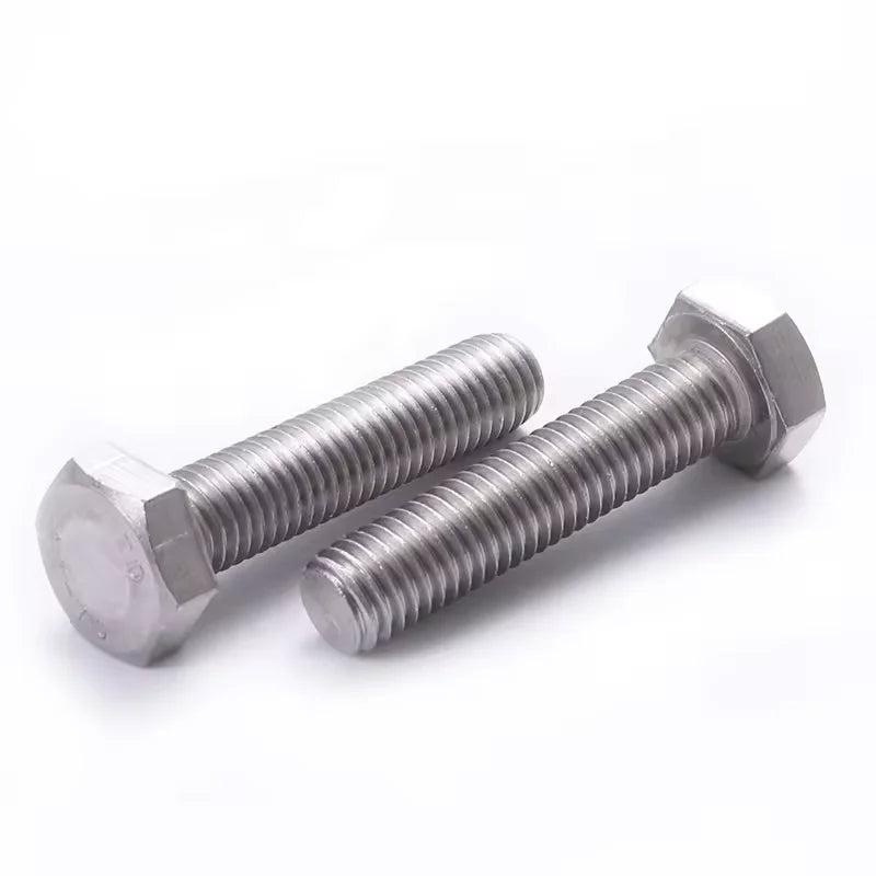 Custom Professional Inconel 625 M5 DIN931 Bolts with Nickel Alloy Hexagon Head Metric Measurement System