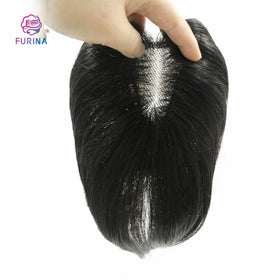 Personalized Cheap Fashion Handy 12*13 cm 16 Inch Hair Wigs Soft Texture Daily Toupee for Woman