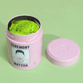 Custom Food Grade Airtight Round Pink Matte Tins Coffee Case Empty Twg Tea Metal Cylinder Matcha Tin Container Box with Lid