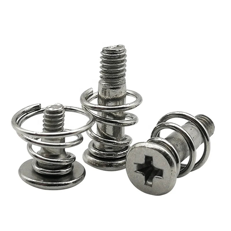 Computer Graphics Card Step Spring Screw M2 M2.5 Thread Heat Sink Fixing PC PCB Backplane Machine Set Screws Nickel Plated