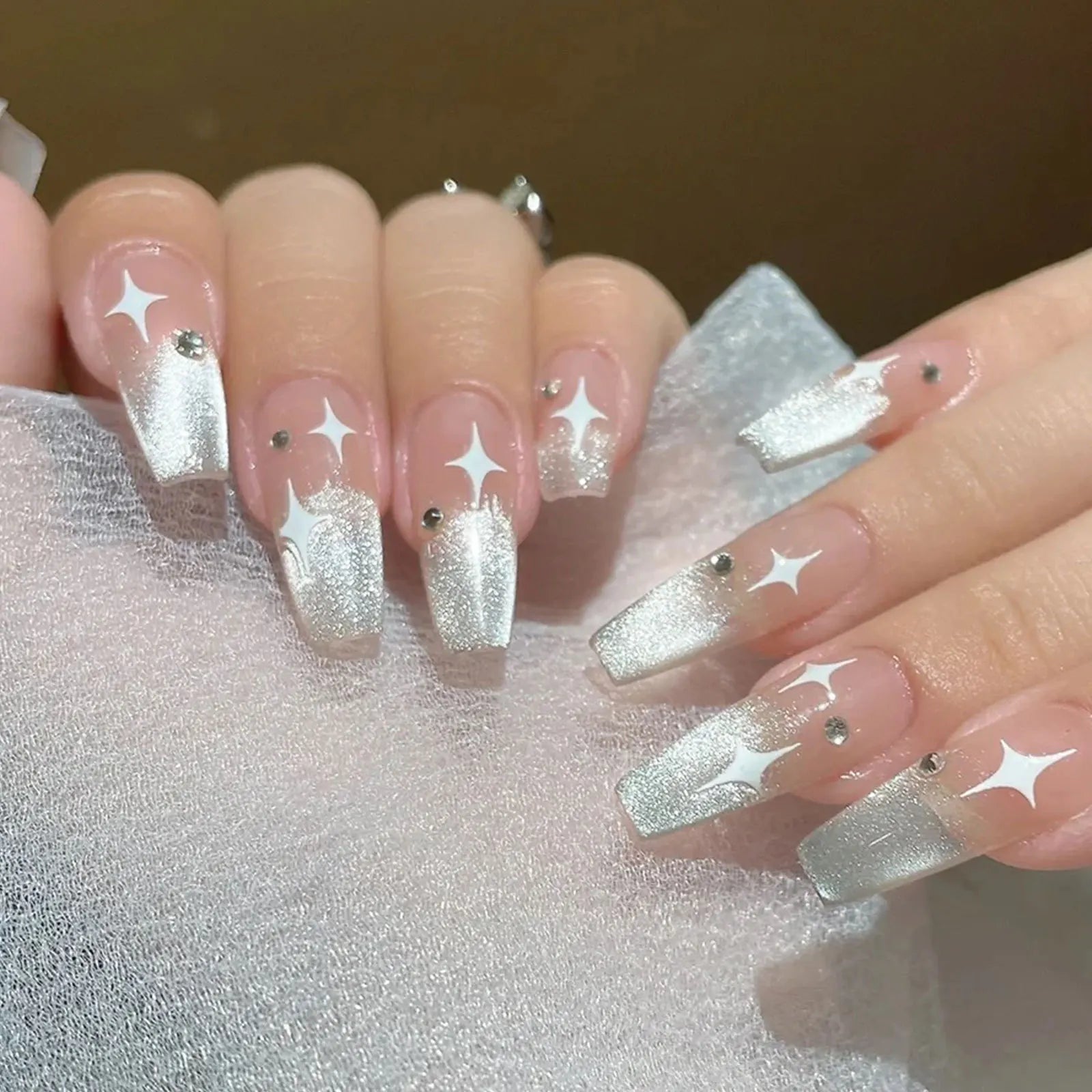 Shine Crystal Magnetic Cat Eye Gel Sparkling Glitter Nail Polish Semi Permanent Nail Decoration Soak Off LED UV Gel Varnishes