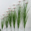 Wholesale Sangria Indoor Artificial Grass Row Flower Decoration Simulation Reed Grass Onion Grass  Greenery