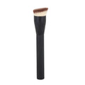 Lilywild Black Thick Hair Kabuki Makeup Brush Premium Synthetic Liquid Large Angled Custom Logo Soft Foundation Brush Flat
