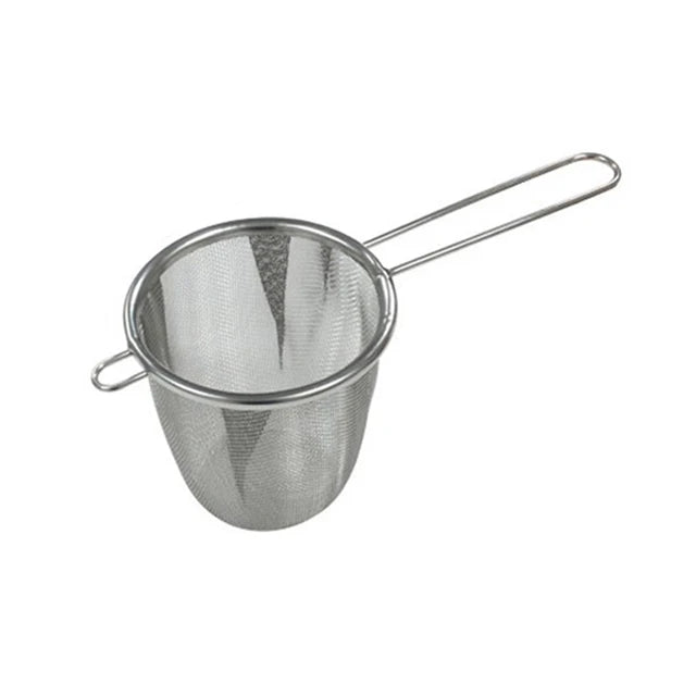 Stainless Steel Fine Mesh Deep Tea Strainer Filter with Handle for Loose Leaf Tea