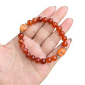Natural Tiger Eye Garnet Stone Bracelet Amethyst Carnelian Skull Charm Bracelets Healing Energy Bracelet for Women Men Jewelry